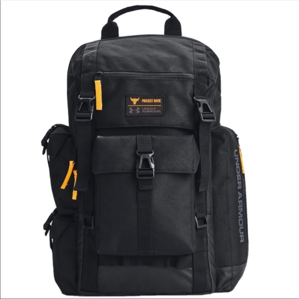 Under Armour x Project Rock Regiment UA Unisex Womens Backpack Black 1353719-001 - Picture 2 of 13